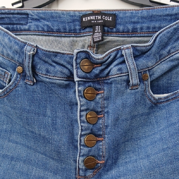 Kenneth Cole Light Blue Straight-Leg Button-Fly Jeans - Picture 5 of 8